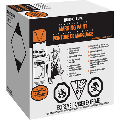 Inverted Marking Paint Spray, Aerosol Can Ontario Packaging