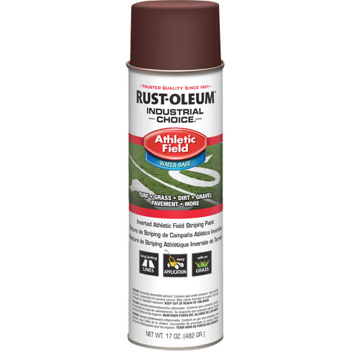 Peinture de lignage pour terrains de sport AF1600, Rouge, Canette a&eacute;rosol Ontario Packaging
