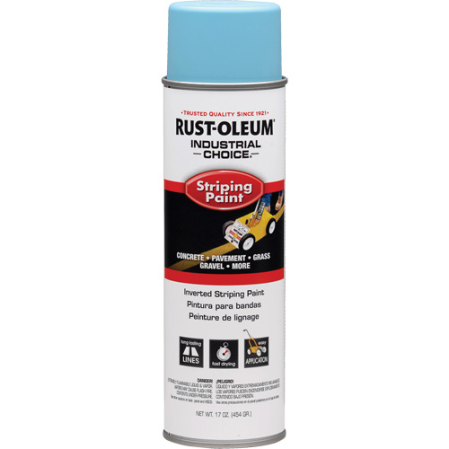 S1600 System Inverted Striping Paint, Blue, Aerosol Can Ontario Packaging