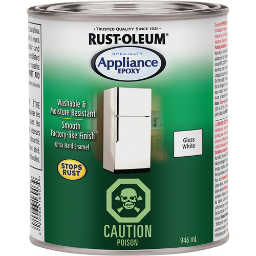 Specialty Appliance Epoxy, 946 ml, Can, White Ontario Packaging