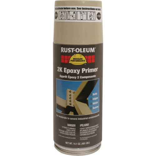 High Performance VK9300 System 2K Epoxy Primer Spray, Beige, 14 oz., Aerosol Can Ontario Packaging