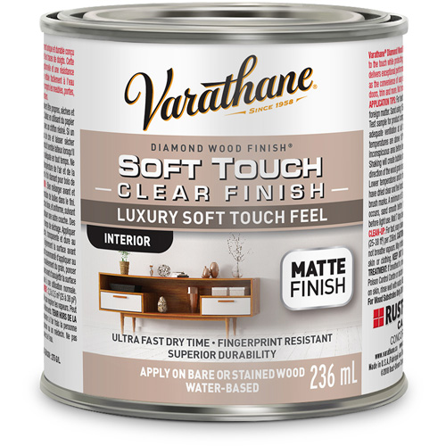 Varathane&reg; Diamond Wood Finish&reg; Coating, 236 ml, Clear, Matte Ontario Packaging