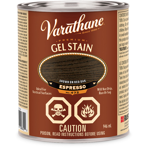 Varathane&reg; Premium Gel Stain, 946 ml, Espresso Ontario Packaging