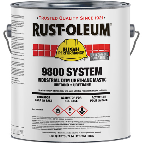 9800 System DTM Urethane Mastic Activator, 1 gal. Ontario Packaging