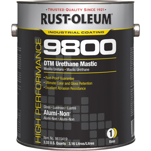 9800 System DTM Urethane Mastic, 1 gal., Alumi-Non, Gloss Ontario Packaging