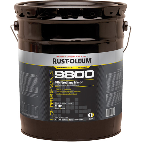 9800 System DTM Urethane Mastic, 5 gal., White, High-Gloss Ontario Packaging