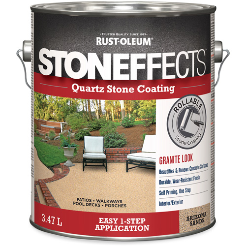Stoneffects Quartz Stone Coating, 3.78 L, Water-Based, Textured, Beige Ontario Packaging