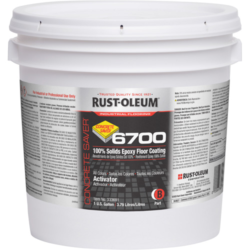 6700 System Extended Pot Life Floor Coating, 1 gal., Epoxy-Based, High-Gloss Ontario Packaging