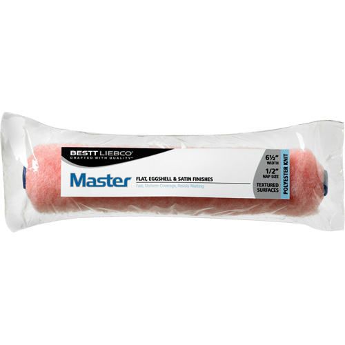 Master All Purpose Mini Roller Cover, 13 mm (1/2") Nap, 165.1 mm (6-1/2") L Ontario Packaging