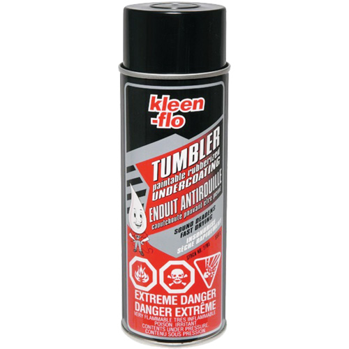 Tumbler Paintable Rubberized Undercoating, 550 g, Aerosol Can Ontario Packaging