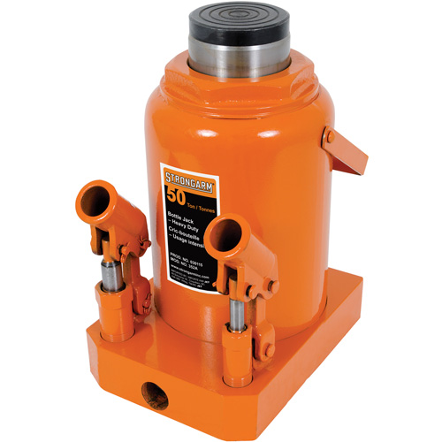 352A Cric-bouteille, 50 tonnes, Hydraulique &agrave; main, 19-3/4" Hauteur &eacute;lev&eacute;e Ontario Packaging