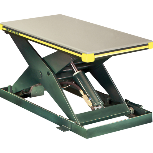 Hydraulic Backsaver Scissor Lift Table, Steel, 48" L x 36" W, 2000 lbs. Capacity Ontario Packaging
