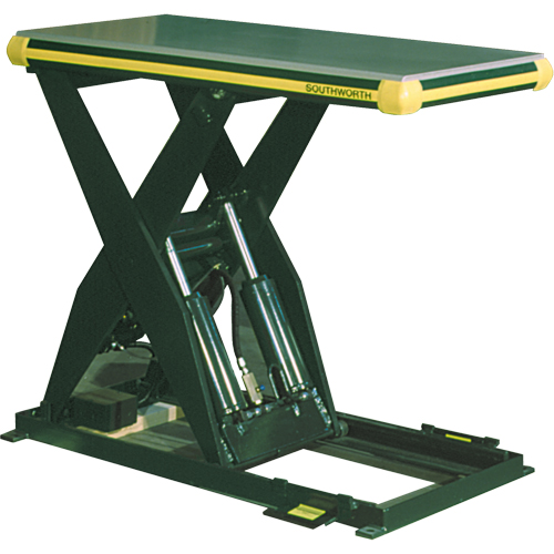 Hydraulic Backsaver Scissor Lift Table, Steel, 24" W x 48" L, 4000 lbs. Capacity Ontario Packaging