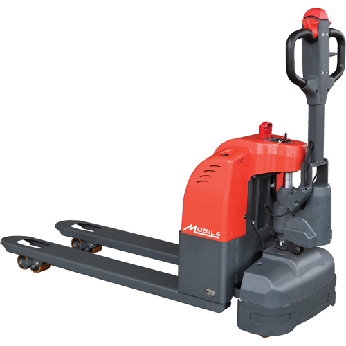 EFET33N Self-Propelled Electric Pallet Truck, 3300 lbs. Cap., 45" L x 21.25" W Ontario Packaging