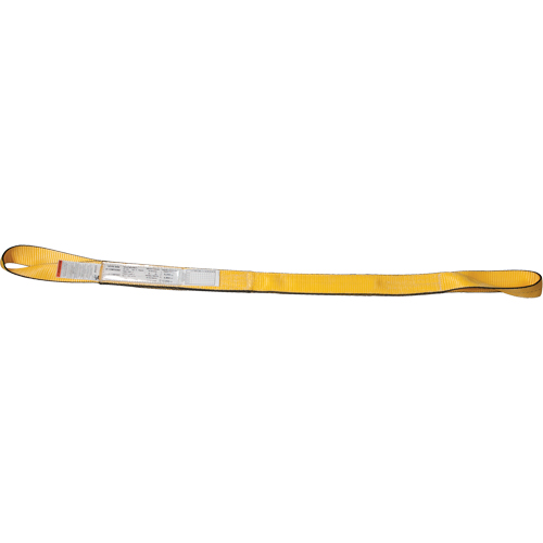 &eacute;lingues de levage en nylon, Pli Double, Oeillets renvers&eacute;s, Type 4, 3" la x 3' lo, Limite de charge verticale 8800 lb Ontario Packaging
