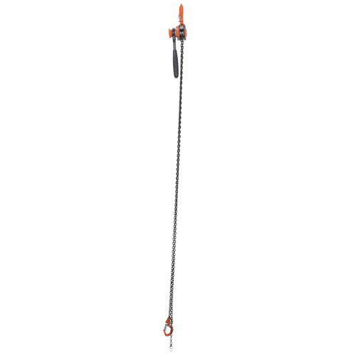 Mini Lever Hoist, 10' Lift, 1000 lbs. (0.5 tons) Capacity, Steel Chain Ontario Packaging