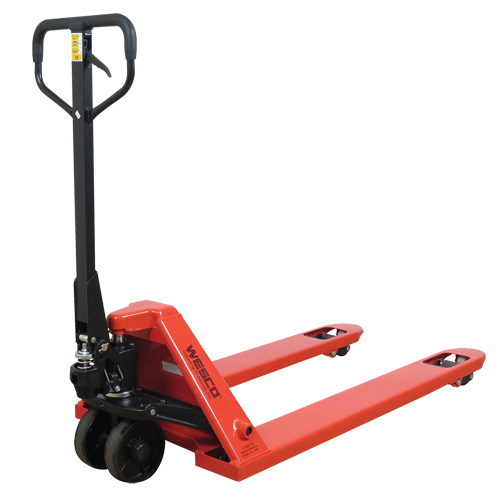 Pallet Truck, Steel, 48" L x 27" W, 5500 lbs. Capacity Ontario Packaging