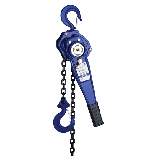 Lever Hoist, 5' Lift, 3000 lbs. (1.5 tons) Capacity, Grade 80 load chain Chain Ontario Packaging