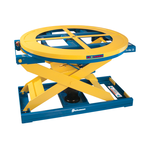EZ X Loader Self-Levelling Pallet Positioner, 43" L x 43" W, 4000 lbs. Cap. Ontario Packaging