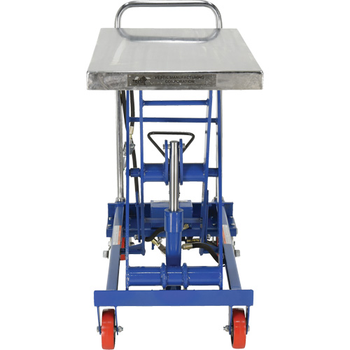 Pneumatic Hydraulic Scissor Lift Table, Steel, 32-1/2" L x 19-3/4" W, 1000 lbs. Cap. Ontario Packaging