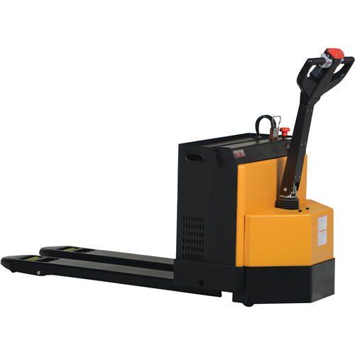 Fully Powered Electric Pallet Truck, 4500 lbs. Cap., 48" L x 30.25" W Ontario Packaging