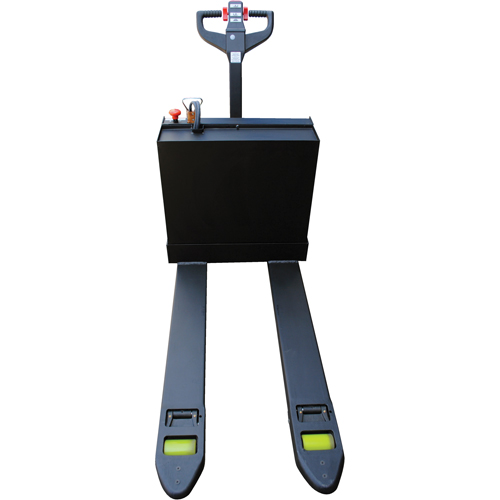 Transpalette &eacute;lectrique motoris&eacute; a/plateforme &agrave; conducteur debout, Capacit&eacute; 4500 lb, 48" lo x 30,25" la Ontario Packaging