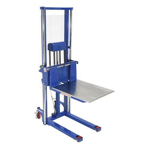 Gerbeur Hefti-Lift, M&eacute;canisme Pompe au pied, Capacit&eacute; de 1500 lb, Levage max de 63" Ontario Packaging