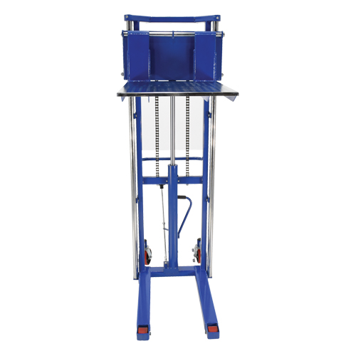 Gerbeur Hefti-Lift, M&eacute;canisme Pompe au pied, Capacit&eacute; de 1500 lb, Levage max de 63" Ontario Packaging