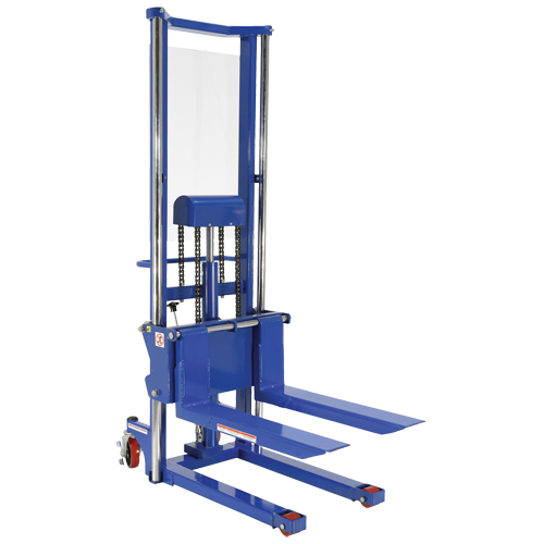 Gerbeur Hefti-Lift, M&eacute;canisme Pompe au pied, Capacit&eacute; de 1500 lb, Levage max de 63" Ontario Packaging