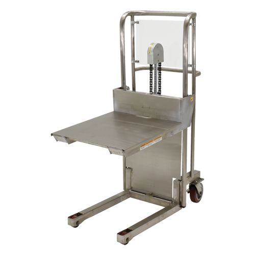 Gerbeur Hefti-Lift, M&eacute;canisme Pompe au pied, Capacit&eacute; de 450 lb, Levage max de 45-5/8" Ontario Packaging