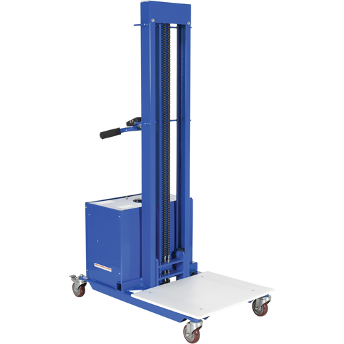 Quick Lift Stacker, Electric Operated, 400 lbs. Capacity, 57" Max Lift Ontario Packaging