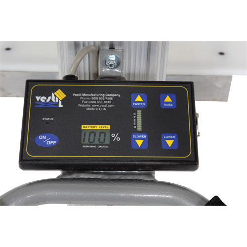 Gerbeur &agrave; levage rapide, M&eacute;canisme &eacute;lectrique, Capacit&eacute; de 175 lb, Levage max de 57" Ontario Packaging