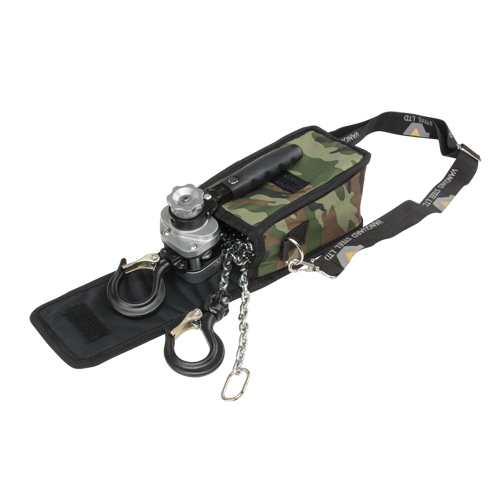 Mini Lever Hoist, 10' Lift, 550 lbs. (0.275 tons) Capacity, Zinc Plated Chain Ontario Packaging