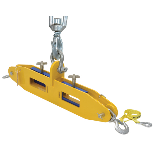 Forklift Lifting Beam, 7" x 2-1/2" Fork Pocket Ontario Packaging
