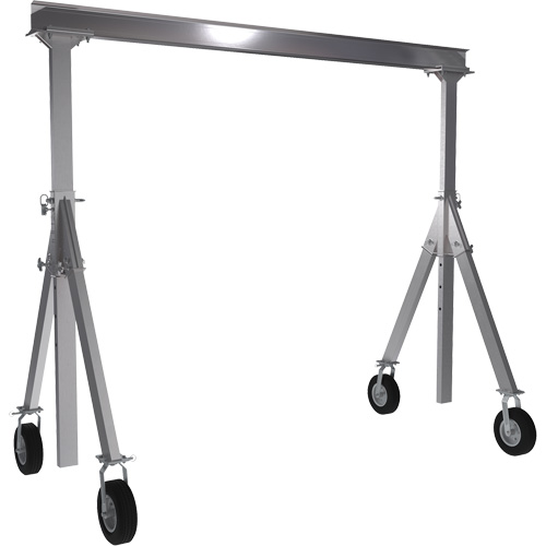 Grue-portique ajustable en aluminium, 10' lo, Capacit&eacute; 1500 lb (0,75 tonne) Ontario Packaging