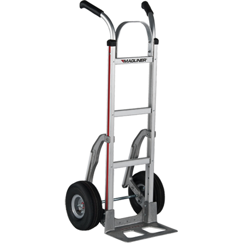 Knocked Down Hand Truck, Dual Handle, Aluminum, 48" Height, 500 lbs. Capacity Ontario Packaging