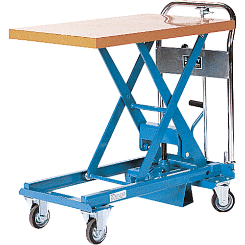 Table &eacute;l&eacute;vatrice &agrave; ciseaux Dandy Lift, 31-1/2" lo x 19-7/10" la, Acier, Capacit&eacute; 550 lb Ontario Packaging