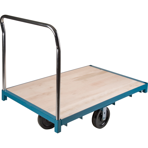 Heavy-Duty Platform Truck, 48" L x 30" W, 2500 lbs. Capacity, Nylon Casters Ontario Packaging