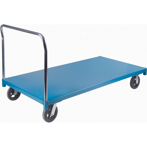 Heavy-Duty Platform Truck, 72" L x 36" W, 2000 lbs. Capacity, Rubber Casters Ontario Packaging