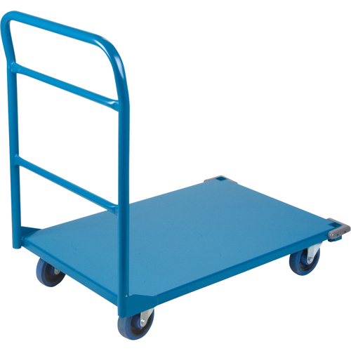 Chariots &agrave; tablettes/plateforme, Acier, 24" la x 36" p x 40" h, Capacit&eacute; de la plateforme 1300 lb Ontario Packaging