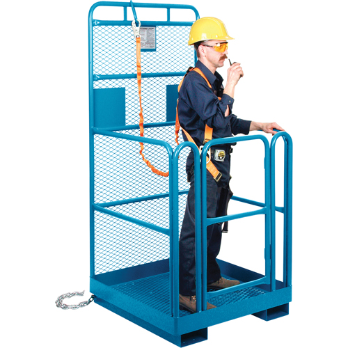Nacelle &eacute;l&eacute;vatrice pour travail en hauteur, 36" x 36" x 72" h, Capacit&eacute; de 1000 lb, Acier Ontario Packaging
