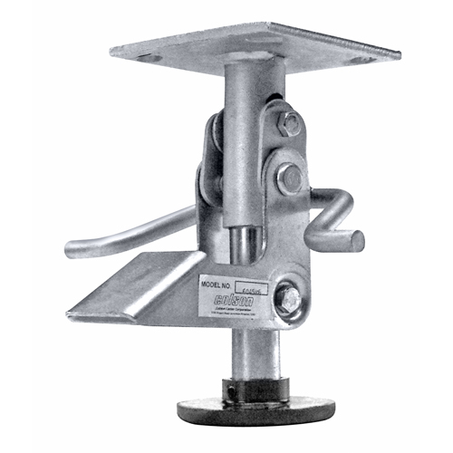 Heavy-Duty Floor Lock Brake, 5-7/8" Extended Height, 4-15/16" Retracted Height Ontario Packaging