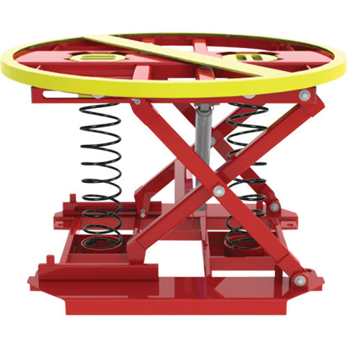 Pallet Pal&reg; 360 Spring Level Loader, 43-5/8" L x 43-5/8" W, 4500 lbs. Cap. Ontario Packaging