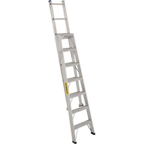 2700 Series Industrial Duty Multi-Way Ladders, 7', Aluminum, 250 lbs. Cap., ANSI 1, CSA 1 Ontario Packaging