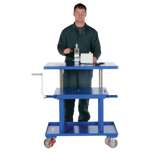 Table &eacute;l&eacute;vatrice hydraulique, 24" lo x 36" la, Acier, Capacit&eacute; 2000 lb Ontario Packaging