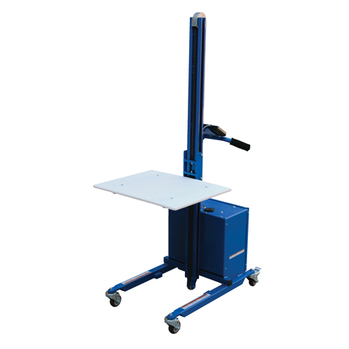 Quick Lift Platform Stacker, Electric Operated, 175 lbs. Capacity, 57" Max Lift Ontario Packaging