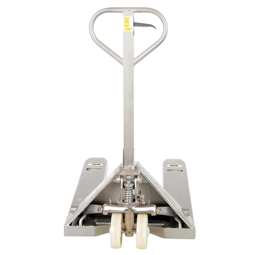 Pallet Truck, Stainless Steel, 48" L x 27" W, 5500 lbs. Capacity Ontario Packaging
