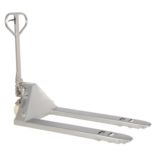 Pallet Truck, Stainless Steel, 48" L x 27" W, 5500 lbs. Capacity Ontario Packaging