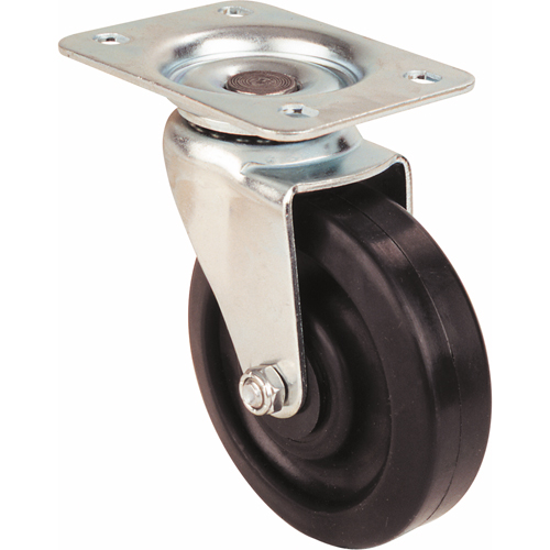 Light-Duty Caster, Swivel, 3" (76 mm), Polyolefin, 250 lbs. (113 kg.) Ontario Packaging