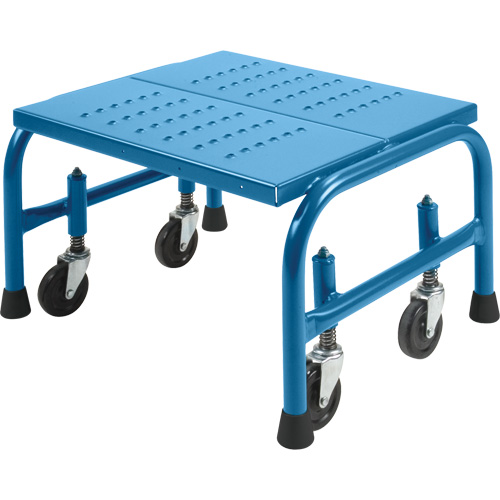 Rolling Step Stand 20 X 16 X 12, 1 Steps, 18" Step Width, 12" Platform Height, Steel Ontario Packaging